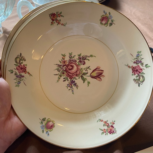 Partial Set of Antique Homer Laughlin/Household Institute Priscilla Dishes 12 pc - Picture 2 of 9